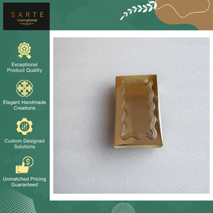 High Quality Modern Silver/Gold Finish Eco-Friendly Durable Recyclable Handmade Brass Water Resistant Customizable Safety - Product Image 3