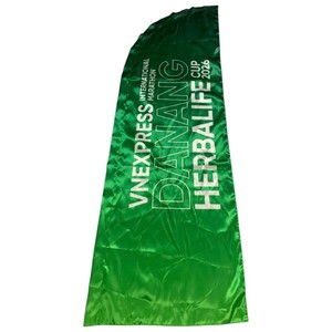 Bandera de Plumas del Consejo Contra el Cáncer, Blanca, de Poliéster, Impresión Digital, Duradera, Pancarta Promocional - Product Image 6