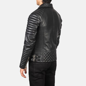 2026 New Premium Quality Men Genuine Leather <b>Jacket</b> Slim Fit Fashion Biker <b>Jacket</b> for Winter Casual Wear - Product Image 3