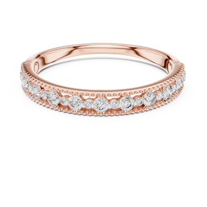 Parure de bagues élégante pour femme avec diamants de laboratoire, en or blanc massif 18 carats plaqué rhodium, pour fiançailles, soirée, mariage, cadeau, glamour au quotidien - Product Image 5