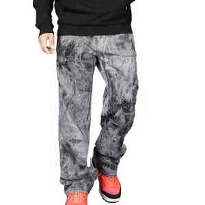 Pantalones Vaqueros Cargo Holgados SUMROOS para Hombre, Estilo Hip Hop, Corte Holgado, Ropa Urbana, Pantalones Casuales de Mezclilla - Product Image 6