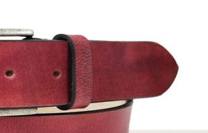 Ceinture unisexe tendance 2026 en cuir de vachette marron, durable, large, avec boucle en alliage, pour tenues décontractées, professionnelles et habillées - Product Image 3