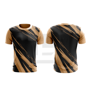 T-shirt décontracté pour homme en spandex/polyester, tissu tricoté doux et respirant, coupe confortable, chemise élégante à manches courtes, style Normcore - Product Image 2