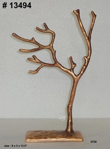 Metal <b>Tree</b> Design Jewelry <b>Stand</b> and Home Decorative <b>Tree</b> Silver Ornament Display <b>Tree</b> Jewellery <b>Stand</b> for Earring - Product Image 2