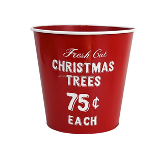 Maceta de Navidad de Metal de alta calidad personalizable, maceta decorativa para decoración interior o exterior en tamaño y color personalizables - Product Image 6