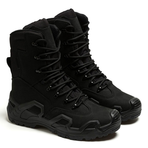 Nouvelles bottes imperméables d'extérieur EN ISO 20347:<span class=keywords><strong>2022</strong></span> Norme OB SR HRO Bottes tactiques en daim pour hommes Bottes de désert - Product Image 5