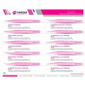 Pince à épiler en fibre diamantée en forme de bec d'oiseau Testé à la main Isolation Extension de cils Pince à épiler disponible dans toutes les couleurs - Product Image 5