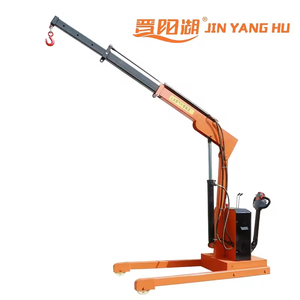 Rotasi 360 derajat 500kg 1000kg 2000kg penggunaan luar ruangan kecil derek pengangkat bahan bangunan mesin mikro - Product Image 2