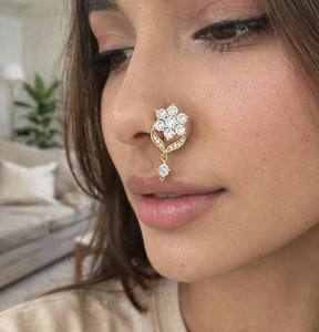 Anneau de nez léger en diamant, confortable à porter pendant de longues heures, idéal pour un usage quotidien, au meilleur prix. - Product Image 2
