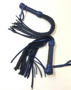 Fouet en cuir souple pour l'équitation, équipement d'entraînement équestre, poignée réglable et durable - Product Image 2