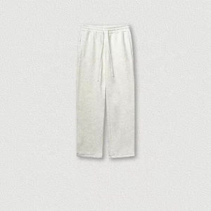 กางเกงวอร์มผ้าฟลีซเอวกลางน้ำหนักเบาสำหรับฤดูใบไม้ร่วง มีซิปและกระเป๋า สำหรับผู้ชาย สีดำ สีเทา ผ้าฝ้าย อุ่นสบาย - Product Image 5