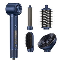 Accessoires pour cheveux, outils, brosse à air chaud, sèche-cheveux électrique BLDC, souffleur à cheveux professionnel, ensemble de salon professionnel 5 en 1, styler pour cheveux