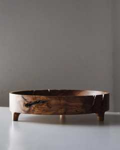 Base de madera con acabado natural para mostrador de panadería profesional y elegante exhibición de postres para bodas - Product Image 4