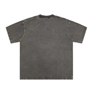 Camisetas de Manga Corta para Hombre al por Mayor, Unisex, Estilo Vintage, Lavado Ácido, Diseño Personalizado, Algodón Orgánico - Product Image 4