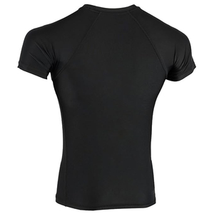 Wholesale Men Rash Guard Compression <b>T</b> Shirt Short Sleeve Swim Shirt UV Protection Custom Logo Supplier - Product Image 3