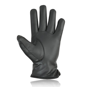 ถุงมือขับรถหนังสีดำเทาแบบ unisex สำหรับฤดูหนาว ป้องกันนิ้วมือเต็มรูปแบบ พร้อมสายรัดข้อมือแน่นกระชับ เหมาะสำหรับทุกฤดูกาล - Product Image 3