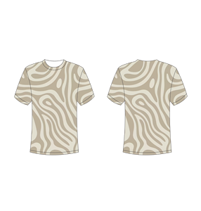 เสื้อยืดแขนสั้นลายดอกไม้สำหรับผู้ชาย คอกลม ทรงปกติ พิมพ์ลายดิจิทัล ระบายอากาศได้ดี ผลิตจากผ้าโพลีเอสเตอร์ถัก - Product Image 2