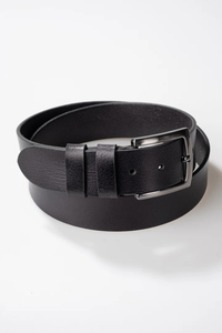 Cinturón de Cuero Genuino para Hombre de Alta Calidad OEM con Hebilla de Aleación, Venta al por Mayor 2025, Diseño Elegante para Hombre, Cinturones Personalizados para Jeans Casuales - Product Image 2