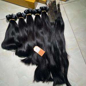 Extensiones de cabello 12A de grado de alta calidad superior Trama de cabello humano virgen Longitud recta natural 8 ''-28'' Extensiones de cabello de trama - Product Image 4