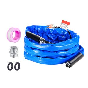 Tubo dell'acqua riscaldato per camper da 4,5 m con copertura corrugata, autoriparante automatico a 45°F, antigelo per acqua potabile - Product Image 1