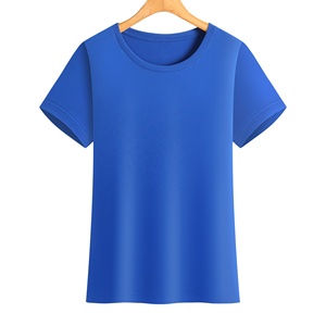 100% เสื้อยืดคอกลมผ้าฝ้ายพลัสไซส์สำหรับผู้หญิงผ้าคอตตอนพิมพ์โลโก้ตามสั่งเป็นมิตรต่อสิ่งแวดล้อมระบายอากาศลำลองผ้าแร็กแลนอัดแน่น - Product Image 2