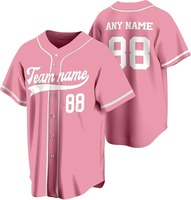 Maillot de baseball sportif pour adulte, respirant, séchage rapide, haute qualité, avec fermeture à boutons, tendance printemps