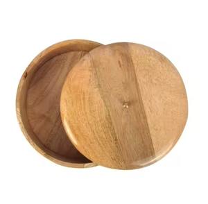 Boîte à chapati en bois massif, fabriquée à la main, pour le rangement des roti - Product Image 5