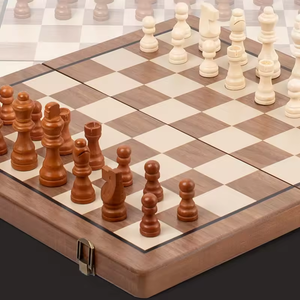 Magnetic Customizable Chessboard <b>Chess</b> Folding Wooden Box <b>Chess</b> <b>Board</b> <b>Set</b> <b>Board</b> Magnetic <b>Chess</b> Game <b>Set</b> - Product Image 6