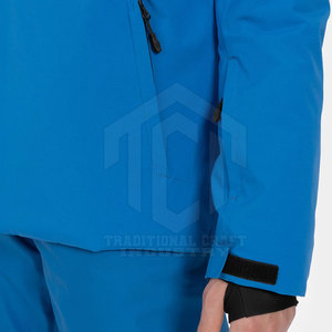 Chaqueta de Esquí Clásica de Invierno con Capucha, Tejido Transpirable de Nailon/Poliéster, Logotipo Frontal para Mayor Comodidad en Clima Frío - Product Image 6