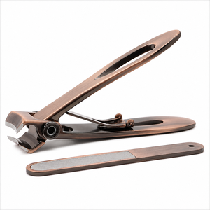Ensemble de coupe-ongles en acier inoxydable avec large ouverture de mâchoire et lime pour les ongles, pour adultes, lame plate et incurvée, conception durable - Product Image 3