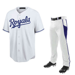 Uniformes de Béisbol y Sóftbol Personalizados de Alta Calidad, Transpirables, de Secado Rápido, 100% Poliéster, Ropa Deportiva, Tallas Personalizadas, Color Sólido - Product Image 1