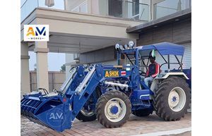 Accesorio de Cargador para Tractor Mahindra de Ashok Metal Works con Cucharón 4 en 1 Desmontable de Alta Eficiencia - Product Image 6