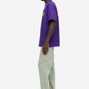 Camisetas de Manga Corta para Hombre de Color Sólido - Corte Holgado, Resistentes al Viento, Poliéster/Algodón, Precio de Fábrica, Mejor Calidad - Product Image 1