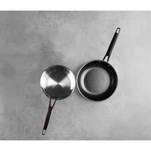 Pentola con coperchio in acciaio inox da 4 litri per cucinare e bollire a fuoco lento - Product Image 2