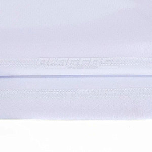 Maillots de basket en gros 100% polyester anti-humidité pour hommes, maillot sans manches blanc à col ras du cou, vêtements de sport d'équipe - Product Image 5