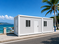 Maison conteneur en acier modulaire de luxe, pliable, détachable, personnalisable, respirante, pour immeuble de bureaux de 40 pieds, mobile et préfabriquée