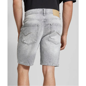 Shorts en jean baggy pour homme personnalisés, 100% coton, uni, décontracté, vintage, été, noir, séchage rapide, respirant, léger - Product Image 4