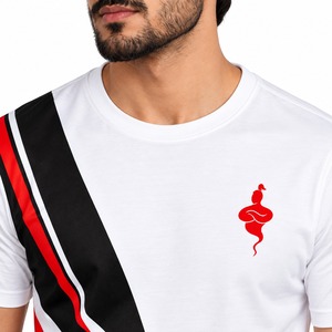 เสื้อยืดผู้ชายทรงหลวม ผ้าเนื้อนุ่ม ระบายอากาศได้ดี สวมใส่สบาย เหมาะสำหรับฤดูร้อน แฟชั่นประจำวัน เสื้อผ้าแนวสตรีทแวร์ แขนสั้น - Product Image 5