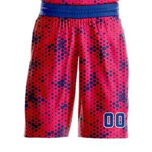 Maillot de baseball 100 % polyester uni, short pour hommes et jeunes, tenue d'équipe, nom et numéro imprimés, vêtements de basketball personnalisés. - Product Image 6