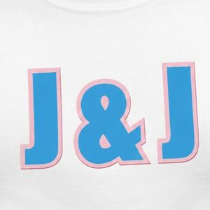 T-shirt brodé avec la lettre de l'organisation Jack & Jill pour femmes, blanc, doux, décontracté, vêtements de qualité supérieure pour événements, approvisionnement en gros, neuf - Product Image 5