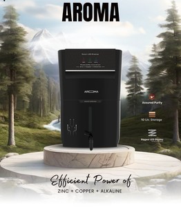 Système de traitement de l'eau AROMA BLACK, osmose inverse, ultrafiltration, UV, technologie cuivre-zinc-alcaline, système de purification de l'eau - Product Image 5