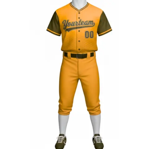 Wholesale High Quality 100% Polyester Baseball Uniform New Arrival Custom-Made Sets Breathable and Printed - Product Image 5