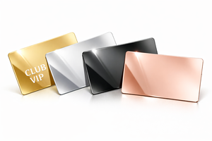 Tarjetas de Crédito de Metal de Zinc en Blanco, con Grabado Láser Personalizado de Logotipo Empresarial, Impresión en Serigrafía Plateada, Dorada y Negra - Product Image 2