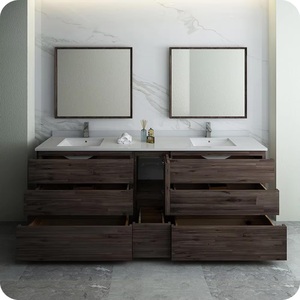 Gabinete de Baño Moderno de Estilo Costero Chic, Acabado en Madera Blanca Lavada, Fácil de Montar, Ecológico, para Montar en la Pared, Sin Espejo Incluido - Product Image 6