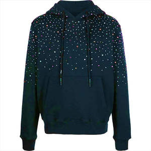 Collection Hiver 2026 – Sweat à Capuche Y2K Tendance pour Homme avec Étoiles en Strass, Coupe Ample, Style Streetwear – Fabrication Personnalisée - Product Image 6
