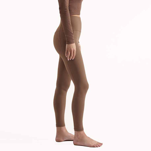 Leggings de yoga sans couture taille haute pour femme, respirants, séchage rapide, extensibles, pour la gym, le fitness, le sport, collants d'entraînement, logo OEM - Product Image 5