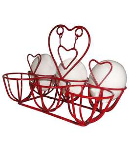 Soporte multiusos para huevos de hierro para encimera, organizador de huevos para la organización de la cocina del hogar, que garantiza que los huevos se mantengan protegidos y accesibles - Product Image 1