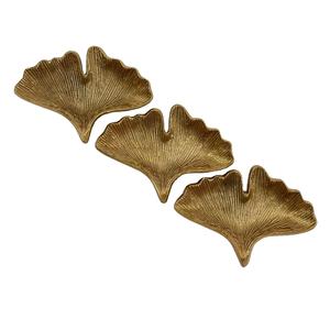 Tazón de Metal con Diseño Moderno Hecho a Mano con Forma de Hoja para Frutos Secos, Tazones Decorativos para Decoración del Hogar, Plato de Servir Antiguo para el Hogar - Product Image 1