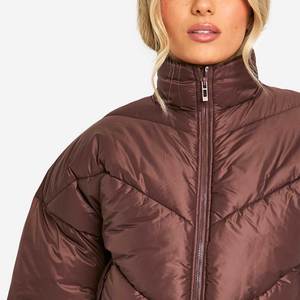 Chaqueta Acolchada de Invierno para Mujer con Capucha, Abrigo Acolchado de Burbujas, Manga Larga, Cierre de Cremallera, Ropa Exterior Casual Cálida y a la Moda 2026 - Product Image 4