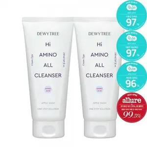 Dewytree Hi Amino All Cleanser 2-for-1 Set Limpiador facial de alta calidad - Product Image 1
